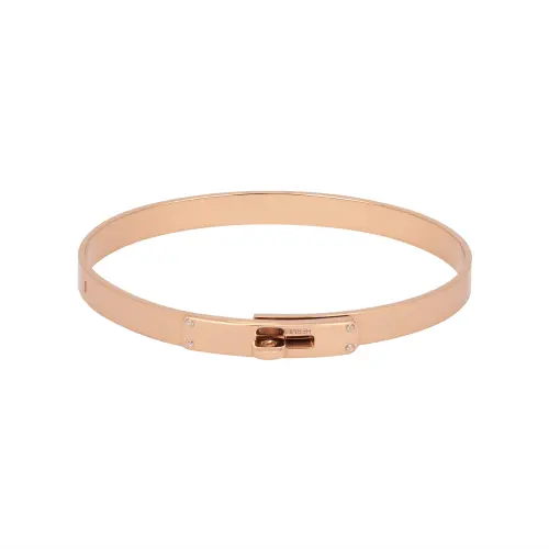 HERMES Kelly Karat Gold Bangles Women's