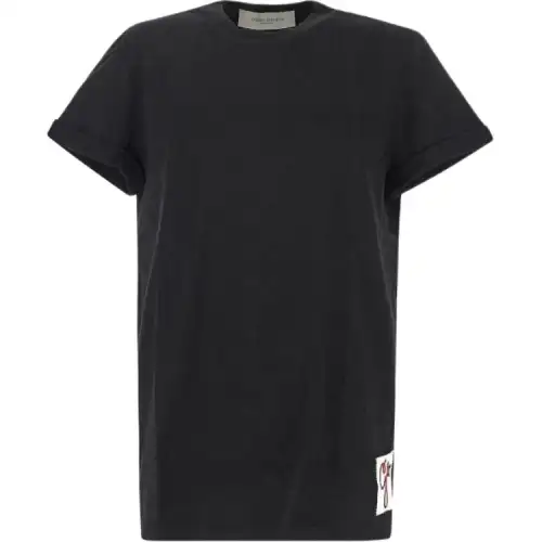 Golden Goose Deluxe Brand Logo Embroidered Crewneck T Shirt