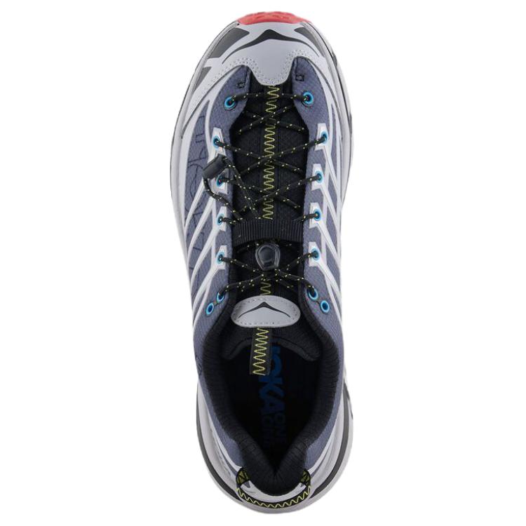 HOKA ONE ONE Mafate Three 2 Classic And Versatile Casual Trail Running Shoes Unisex Gray
