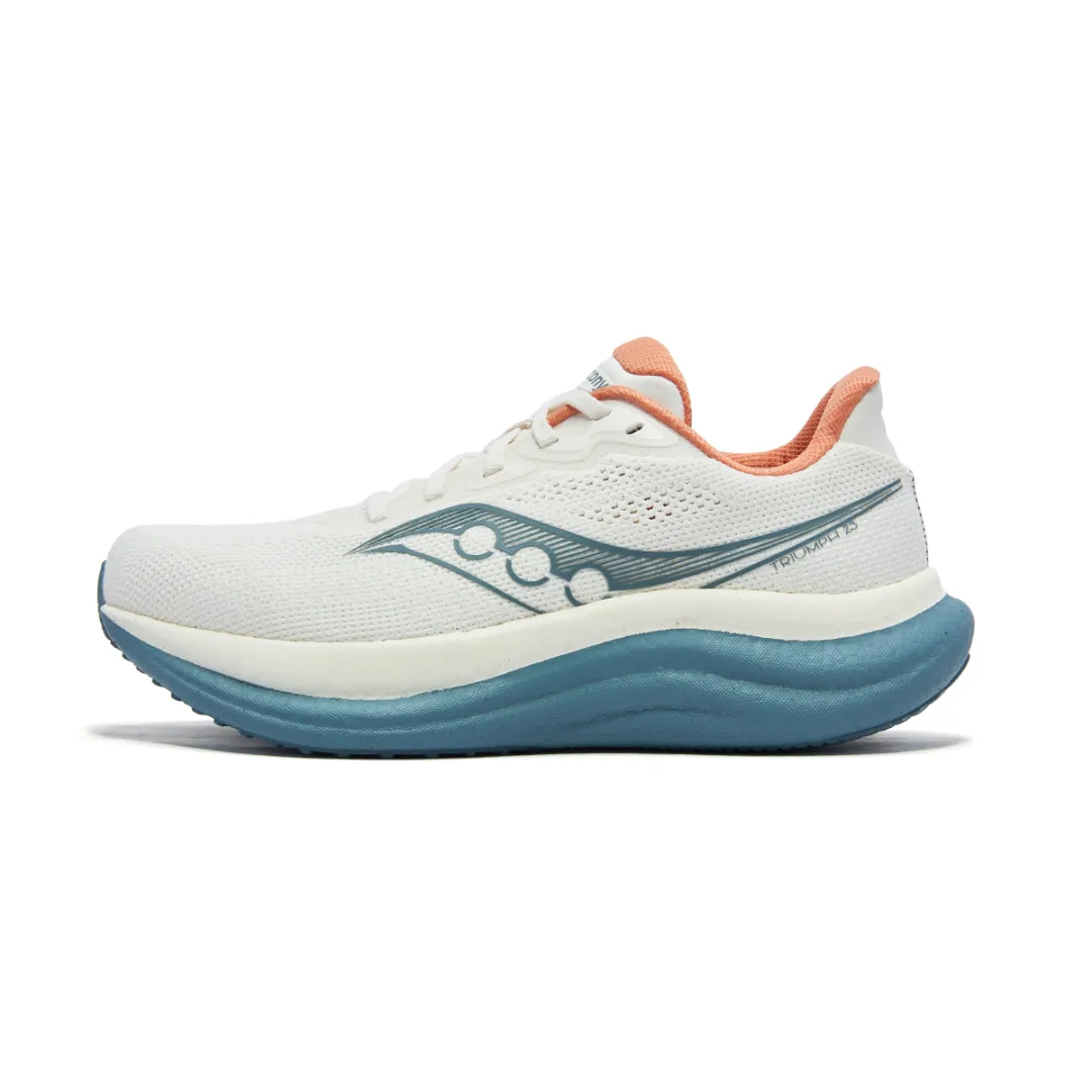 Saucony Triumph Victory 23 Training Running Shoes Unisex Beige Blue