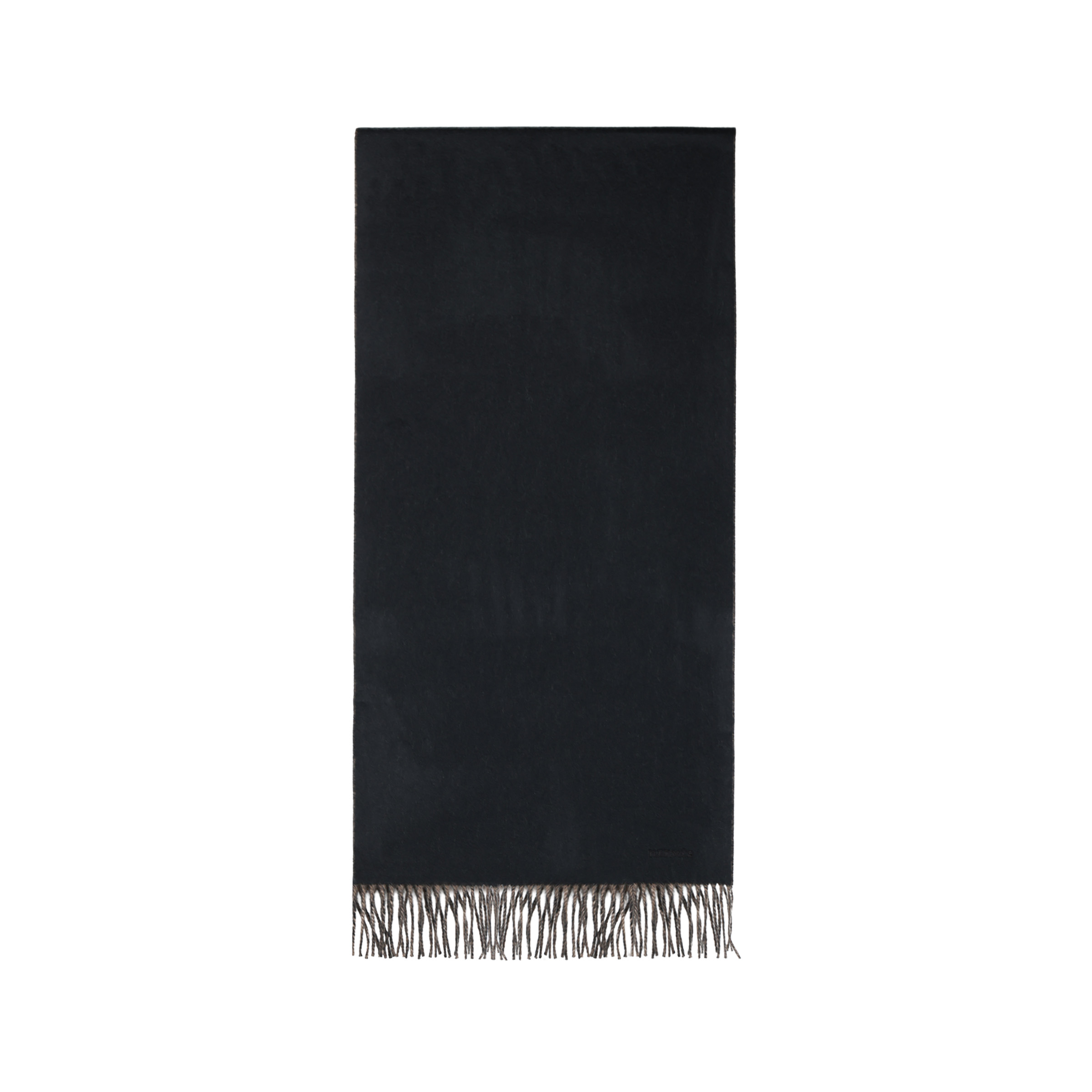 Шарф Hermes Cashmere Scarf (черно-серый)