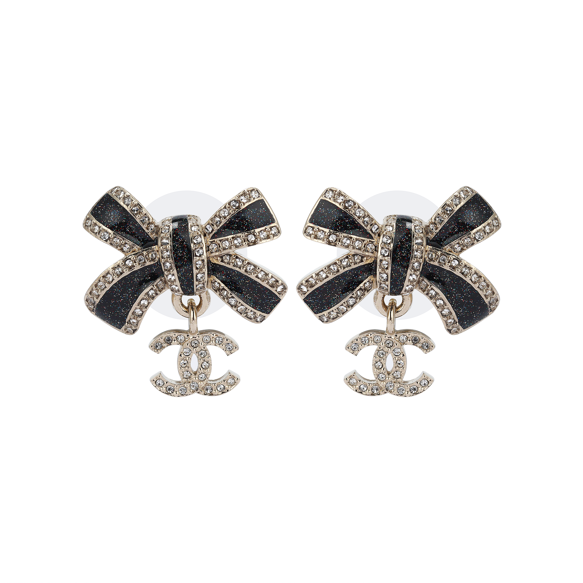 Серьги Chanel (черные)