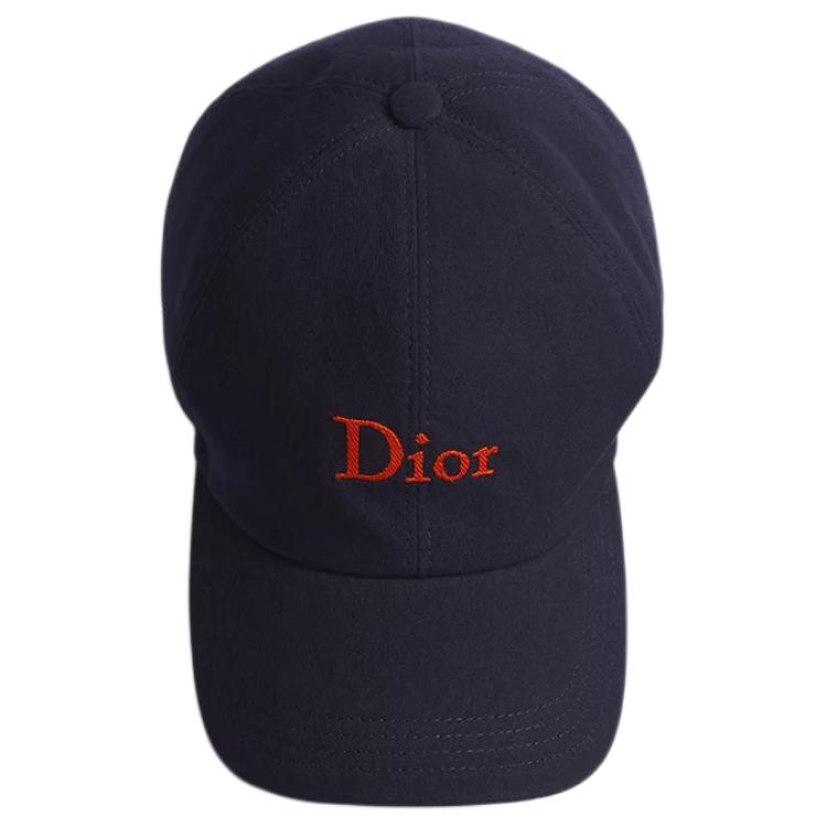Мужская кепка Dior Baseball Cap (темно-синяя)