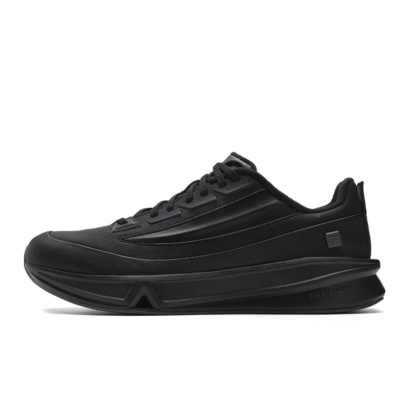 FILA AURA Synthetic Leather, Leather Low top Casual Training Physical Fitness Test & Exam City Commuting Running Shoes