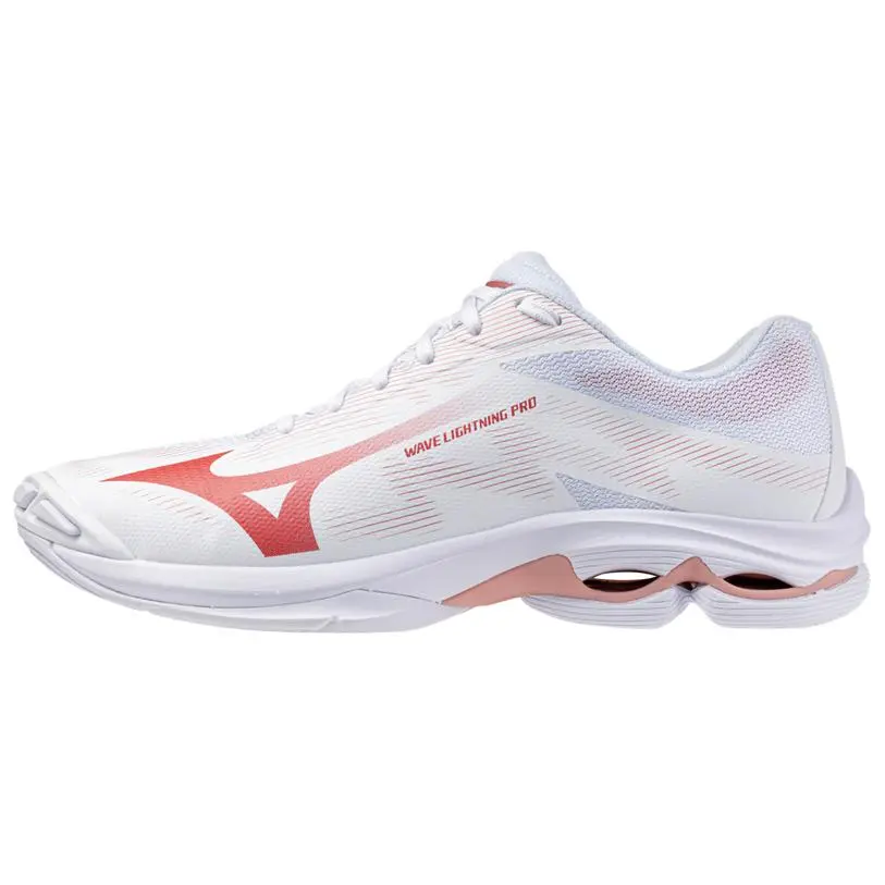 Mizuno Wave Lightning Volleyball Shoes Women's White Red