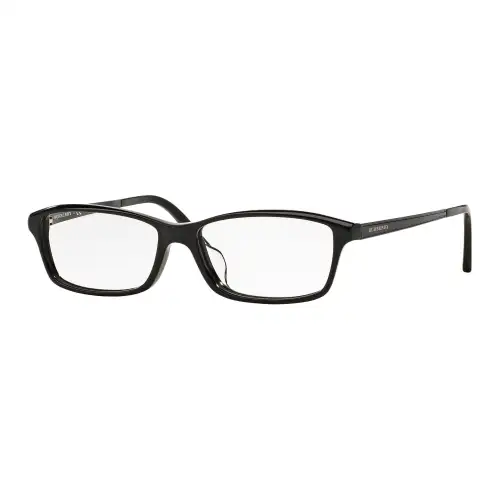 Burberry Acetate Rectangular Eyeglass Frames Men's Black