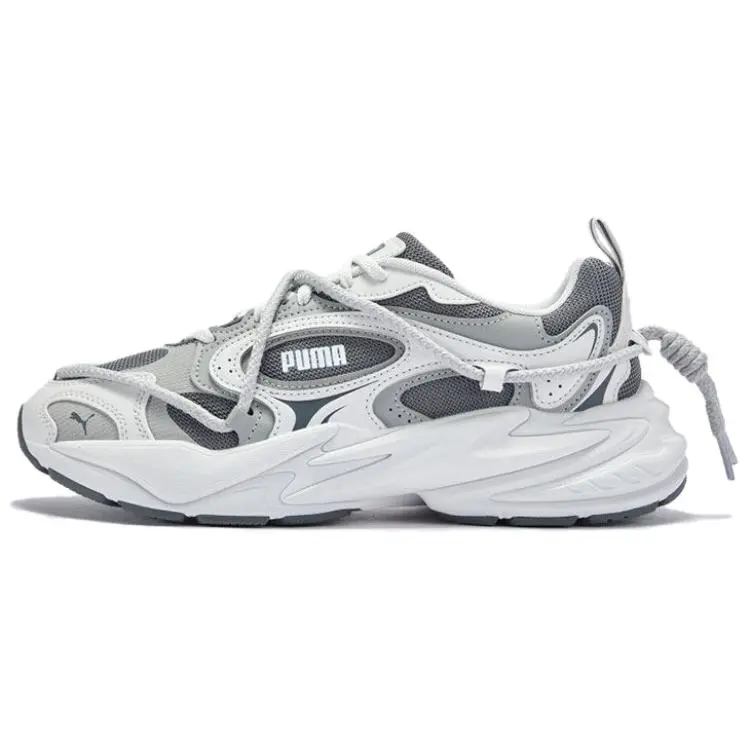 PUMA RS LITE Low top Chunky Sneakers Unisex Gray White