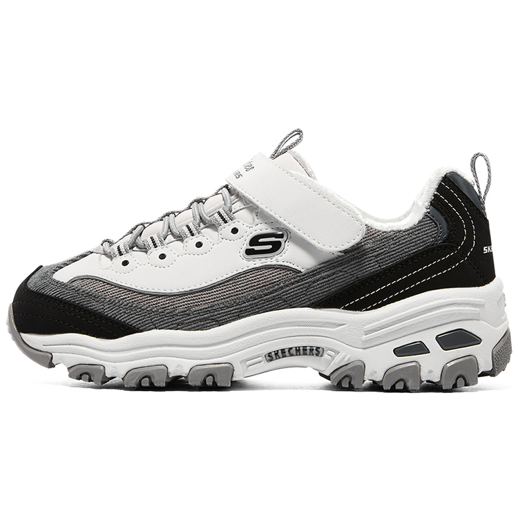 Детские Skechers (черно-серые)