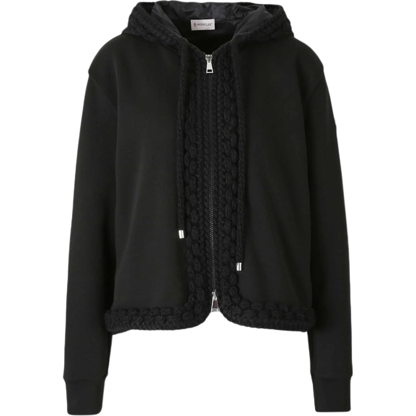 Женская худи Moncler FW25 (черная)