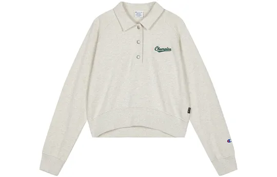 Champion SS26 AUTHENTIC series Champion модная универсальная модная повседневная удобная полубортная толстовка в американской версии для женщин