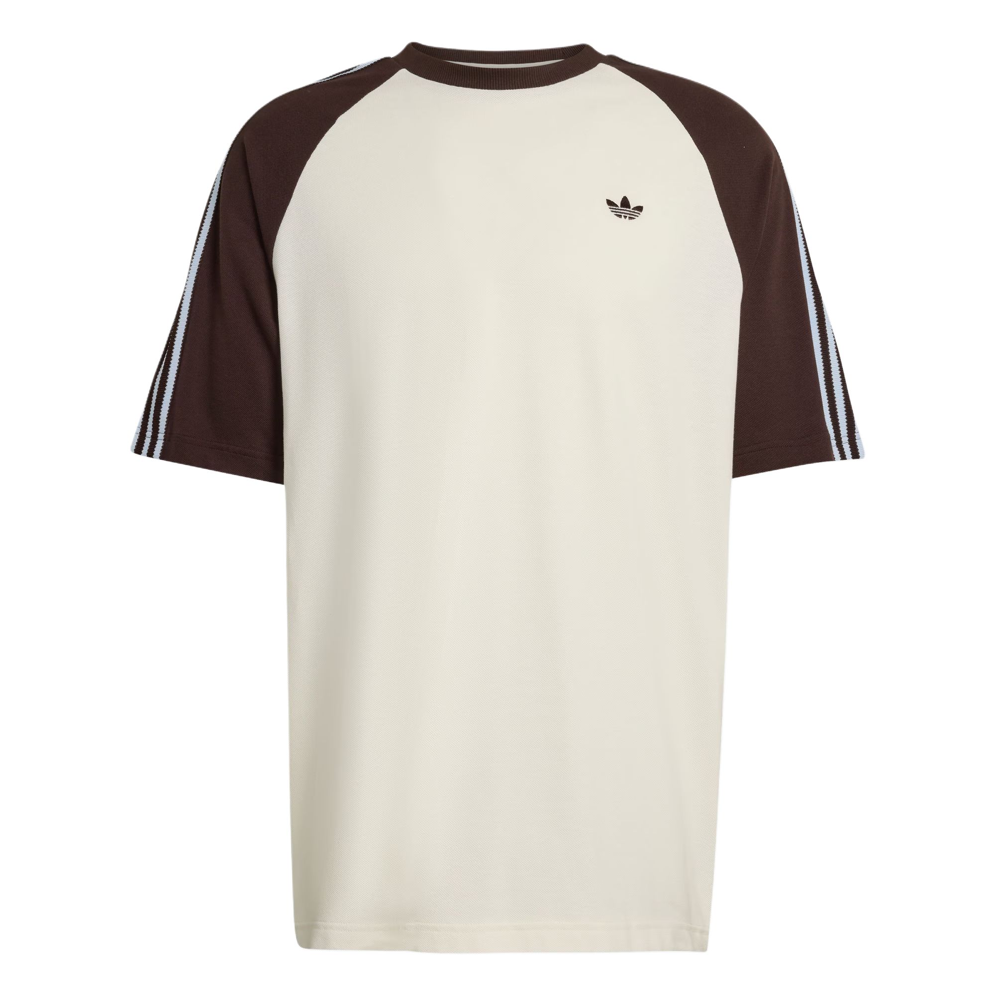 Мужская футболка adidas originals BRITCORE RINGER (белая)