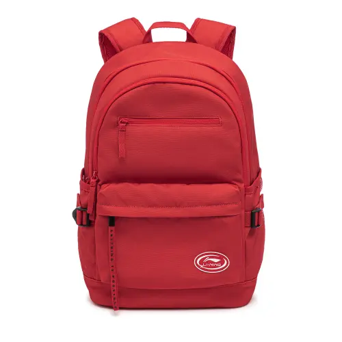 Li Ning Sports Life Collection Polyester Backpack Regular Unisex Vermilion