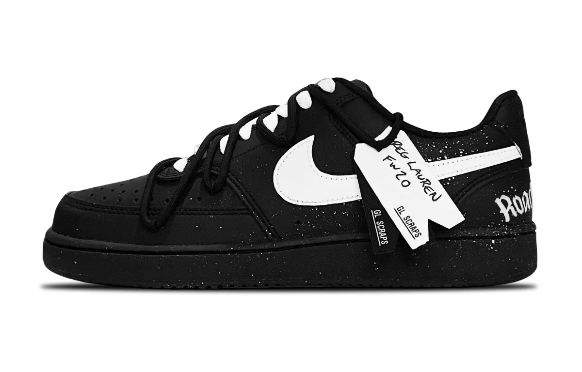 Nike Court Vision Slip Resistant Abrasion Resistant Slip Resistant Abrasion Resistant Low top Skateboard Shoes Unisex