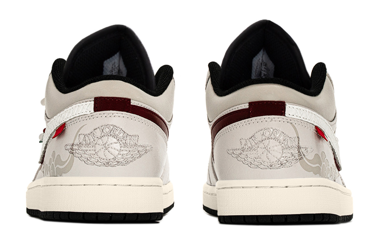 Jordan Air Jordan 1 Slip Resistant, Abrasion Resistant, Lightweight, Height Increasing Low top Vintage Basketball Shoes