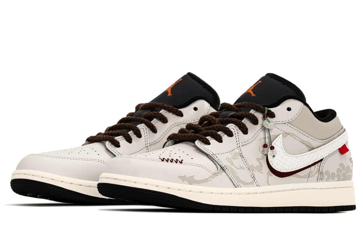 Jordan Air Jordan 1 Slip Resistant, Abrasion Resistant, Lightweight, Height Increasing Low top Vintage Basketball Shoes