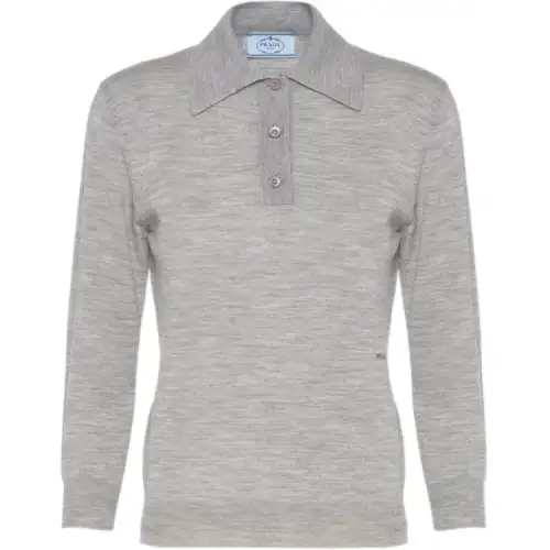 PRADA Knitted Polo Shirt