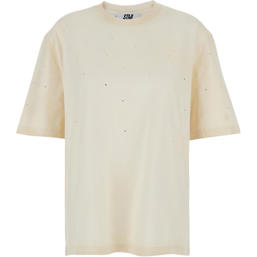 Женская футболка Golden Golden Goose SS26T (белый)