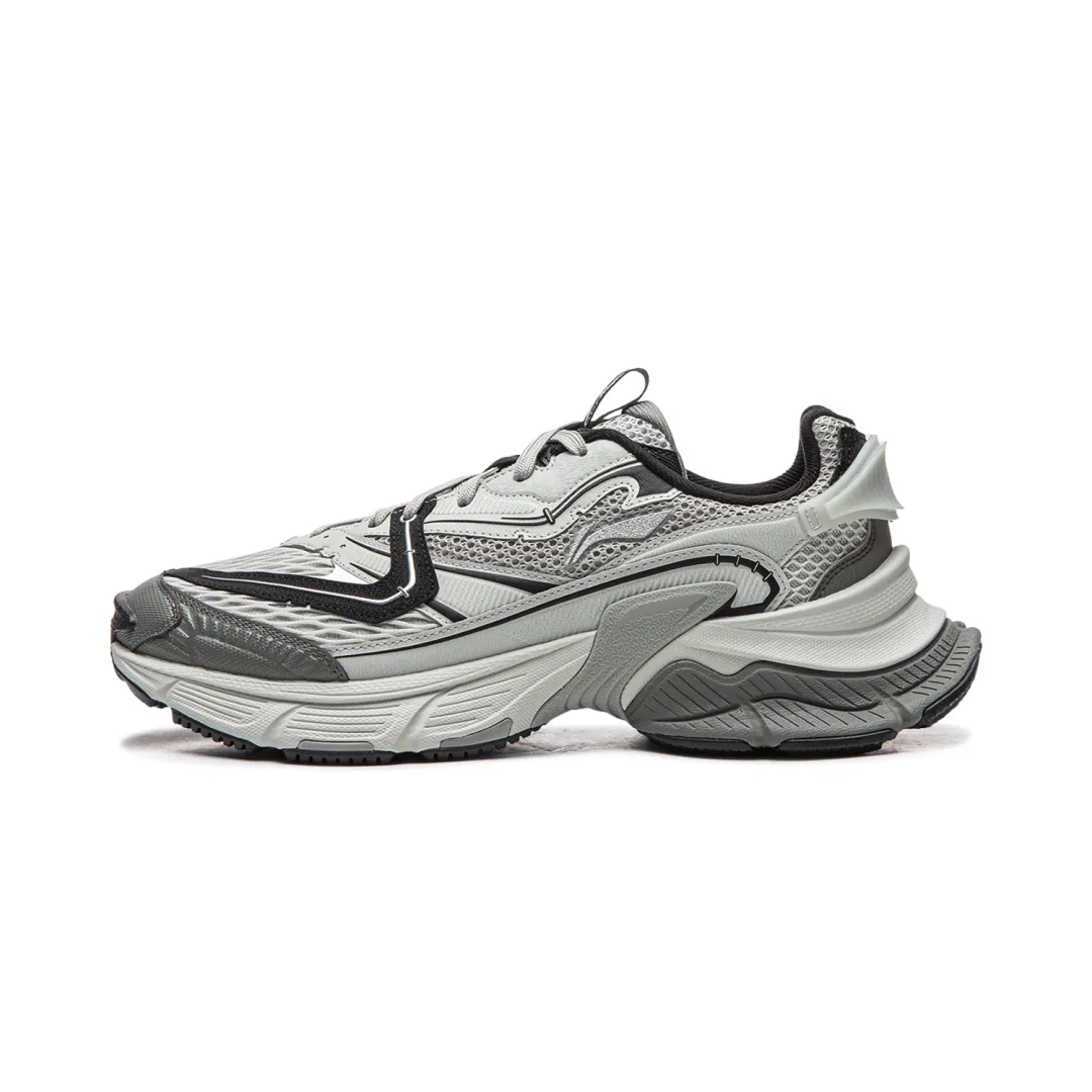 Li Ning Xingji Low top Chunky Sneakers Men's Gray Black
