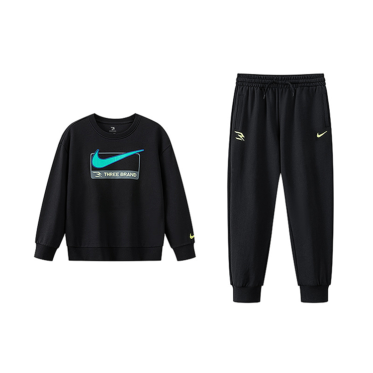 Nike Comfortable fashionable sports suit, children's set, western style, simple and elegant design, 2 pieces