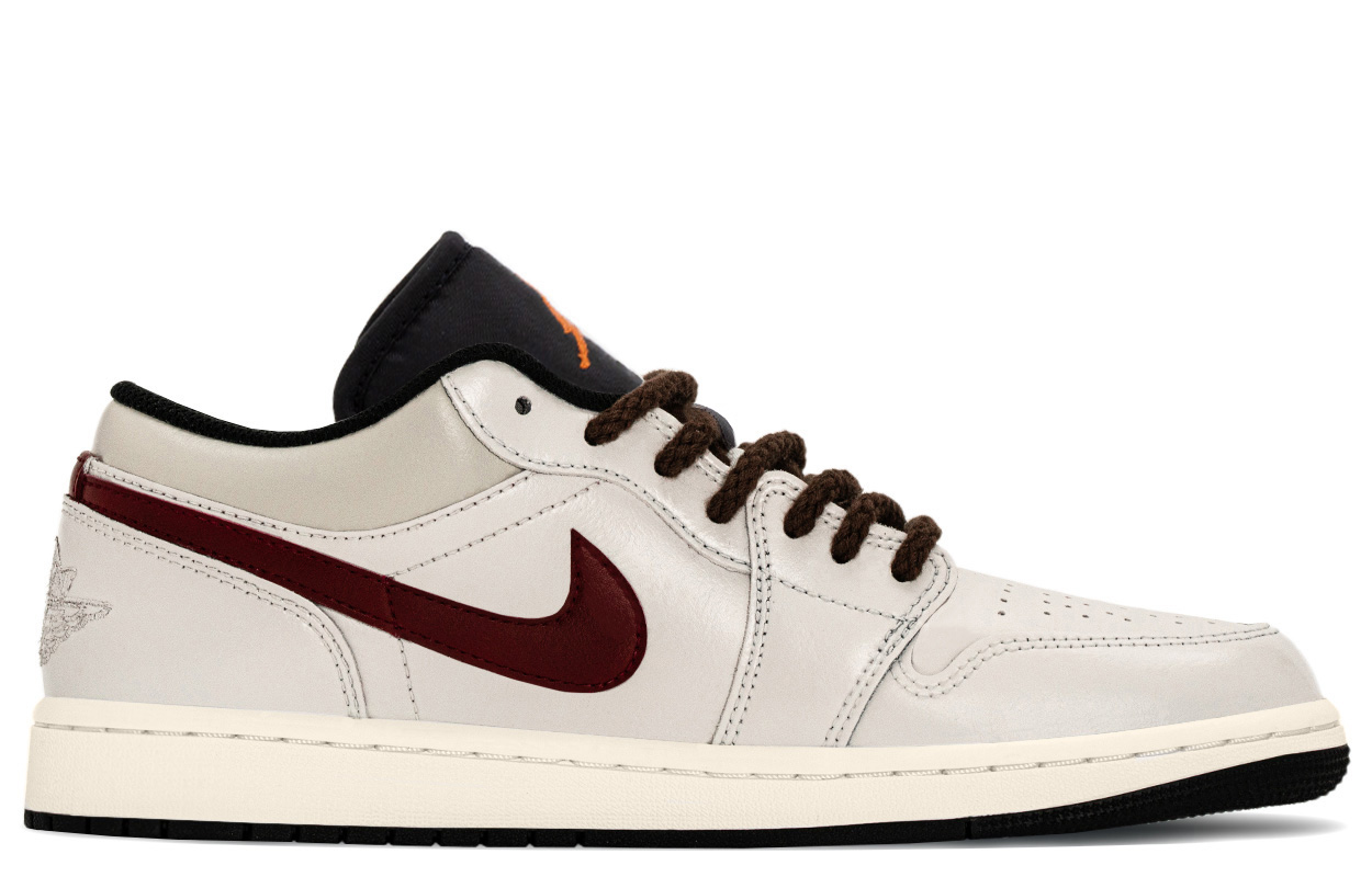 Jordan Air Jordan 1 Slip Resistant, Abrasion Resistant, Lightweight, Height Increasing Low top Vintage Basketball Shoes