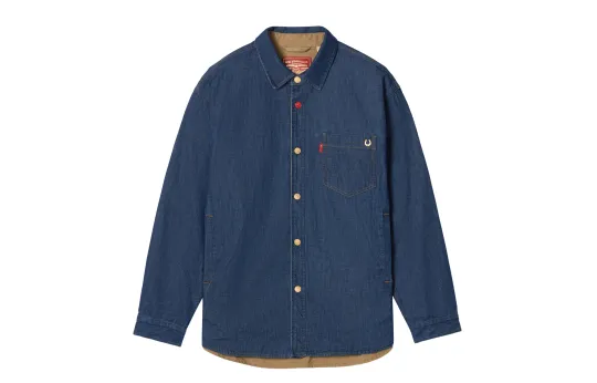 Ограниченная серия Levi’s Year of the Horse. Модная рабочая одежда RELAXED, удобная и универсальная джинсовая куртка в стиле ретро, ​​одинакового стиля для мужчин и женщин.