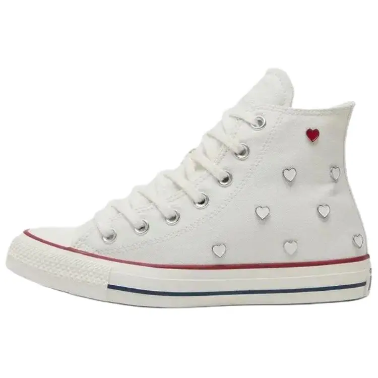 Converse heart embellished high-top sneakers Women's