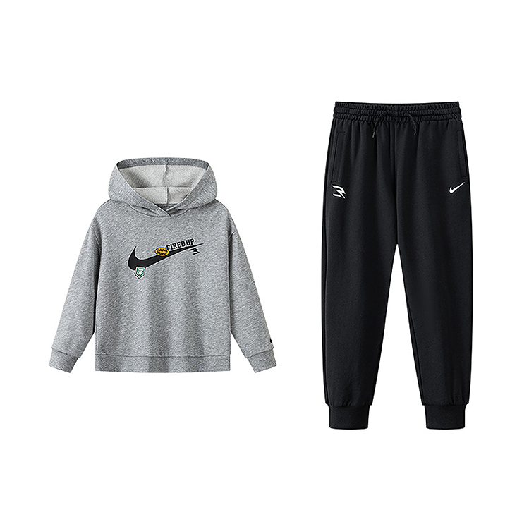 Nike Comfortable fashionable sports suit, trend children's set, 2 pieces