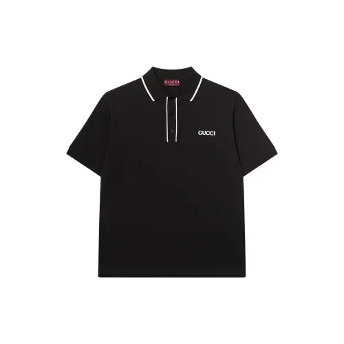 GUCCI Logo patch Polo Shirt