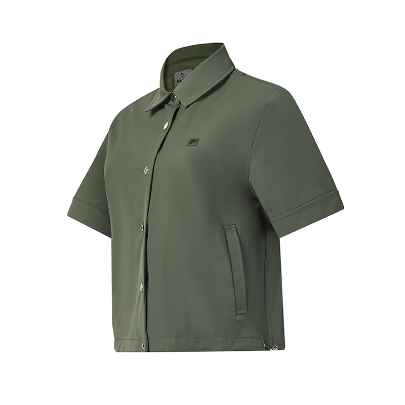 Женская рубашка Fila Golf (темно-зеленая)