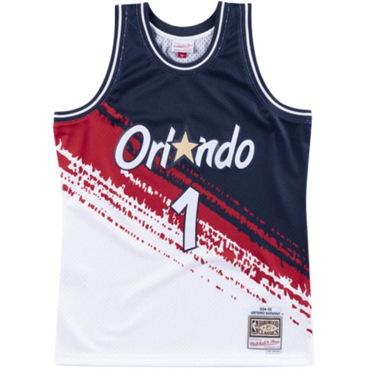 Mitchell Ness Basketball Jerseys Unisex White Moderate Straight Fit