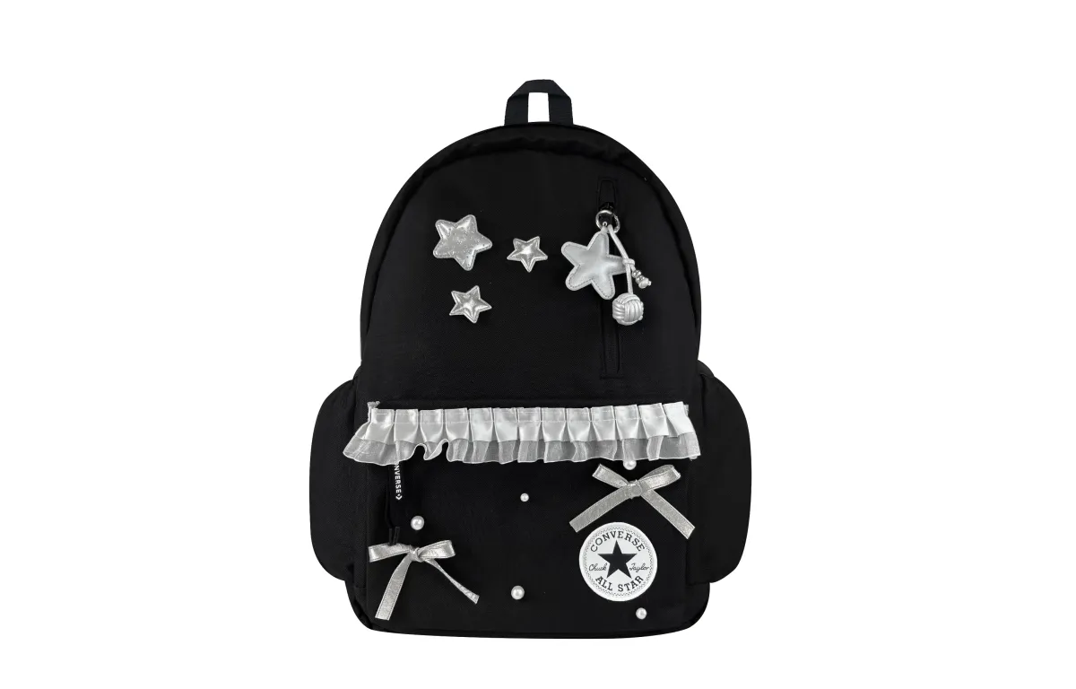 Converse Polyester Backpacks Unisex Black
