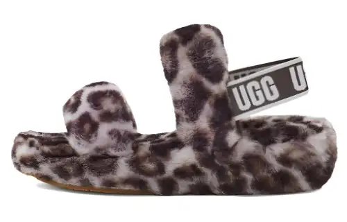 UGG Oh Yeah Shearling Stylish Sandal Women's Purple