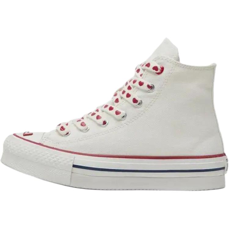 Детские кеды Converse All Star Lift (бело-красные)
