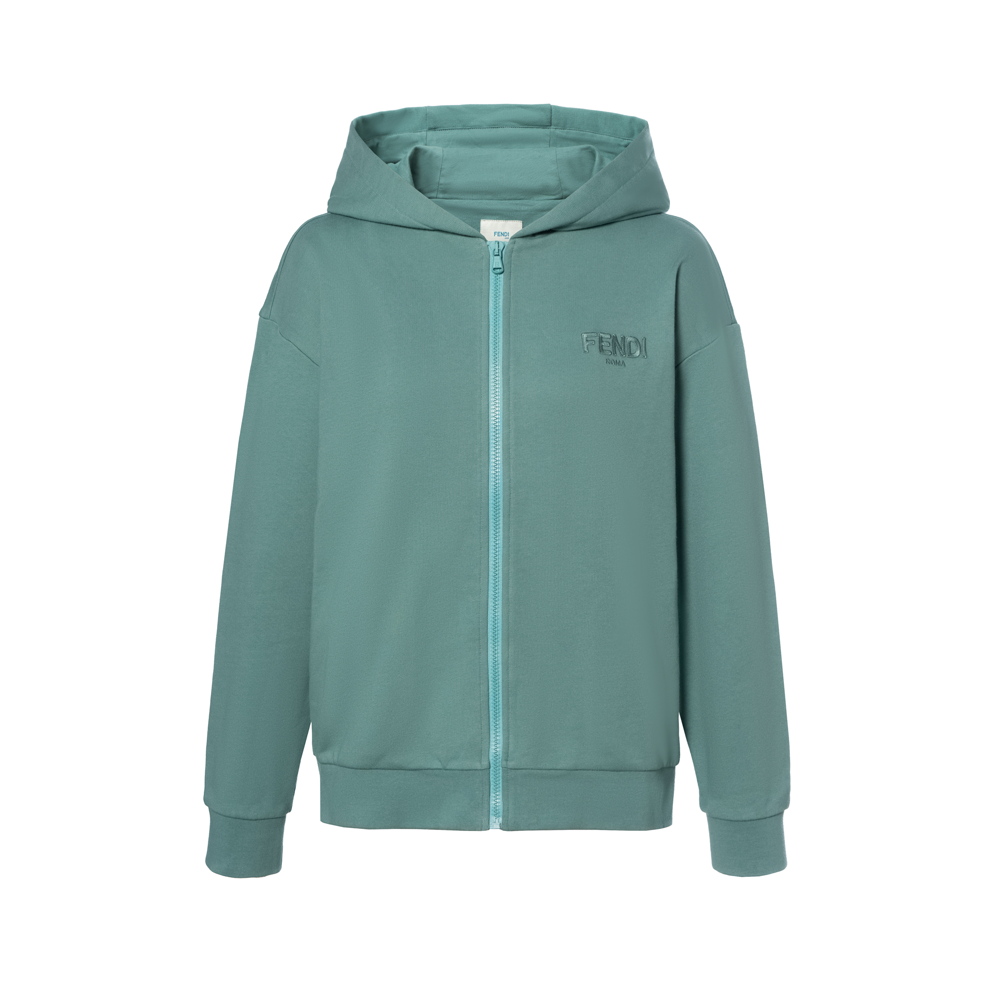 Мужское худи Fendi Zip-up (черное)