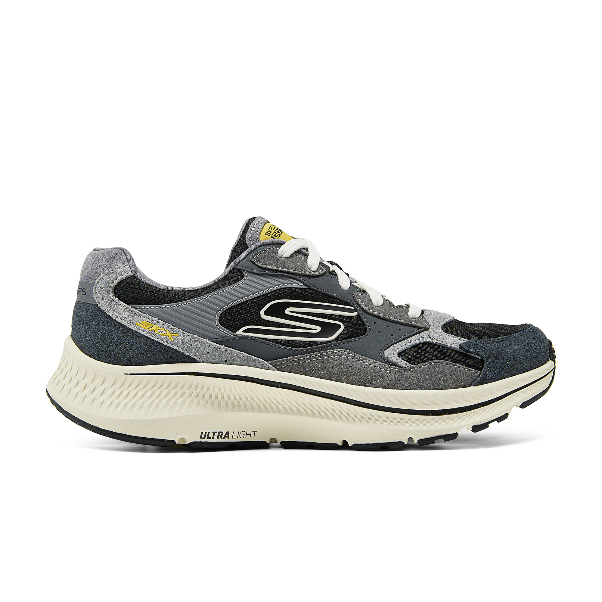 Skechers Go Run Consistent 2.0 Abrasion Resistant Low top Running Shoes Men’s Gray Black