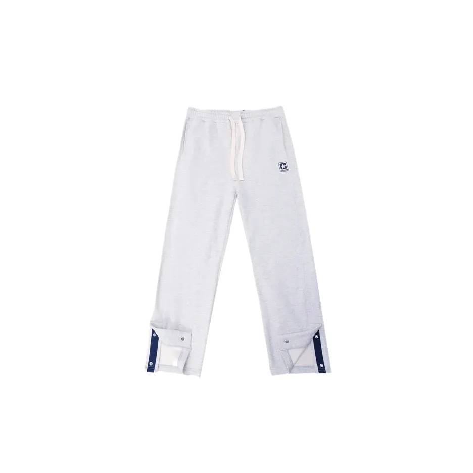Converse Casual Pants Men's Gray Moderate Straight Fit Pants