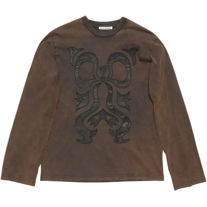 Acne Studios appliqué long-sleeve T-shirt