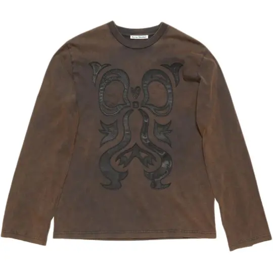 Acne Studios appliqué long-sleeve T-shirt