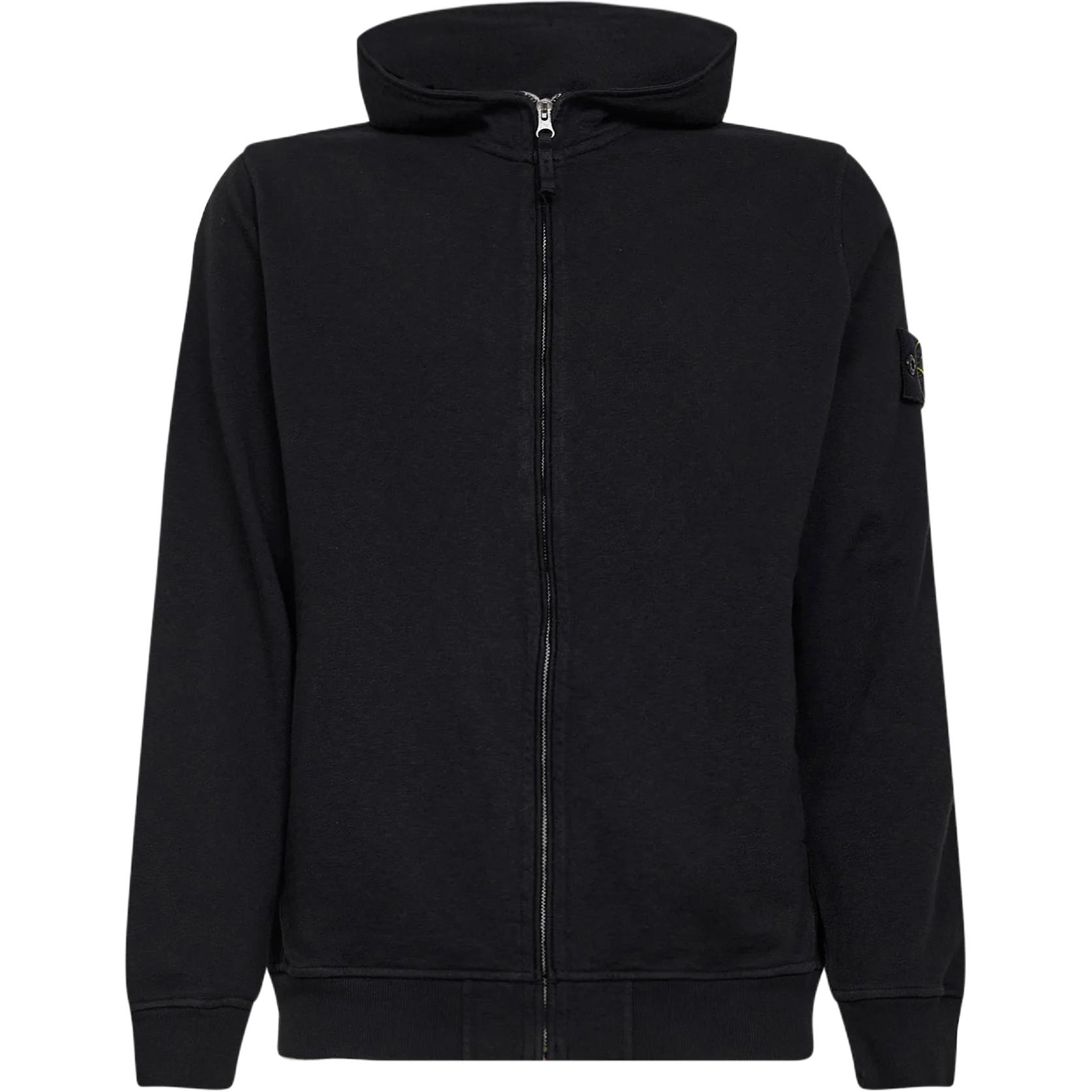 Мужская толстовка Stone Island (черная)