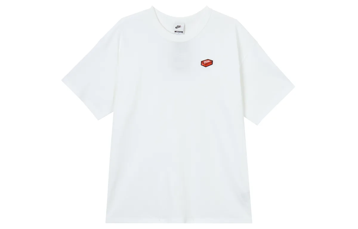 Nike T-Shirts Men's White Crew Neck Moderate