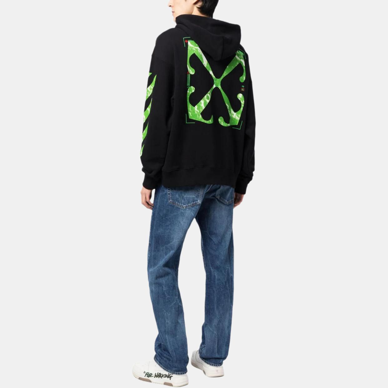 Мужское худи OFF-WHITE (черное) — фото 4