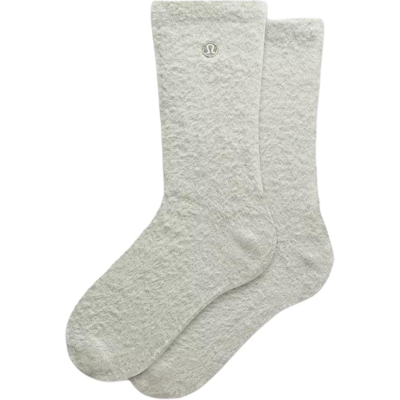 Lululemon Crew Socks Women’s 2 Pack Light Ivory White