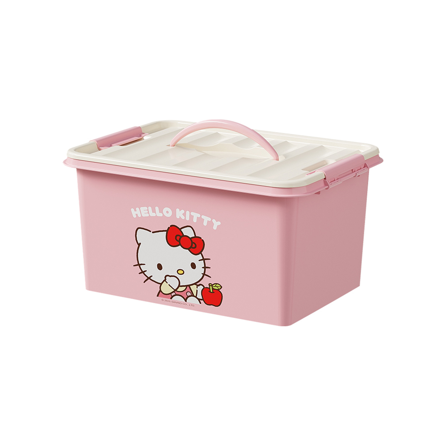 Sanrio, Hello Kitty, handheld cosmetic table stationery for documents, storage system, storage box
