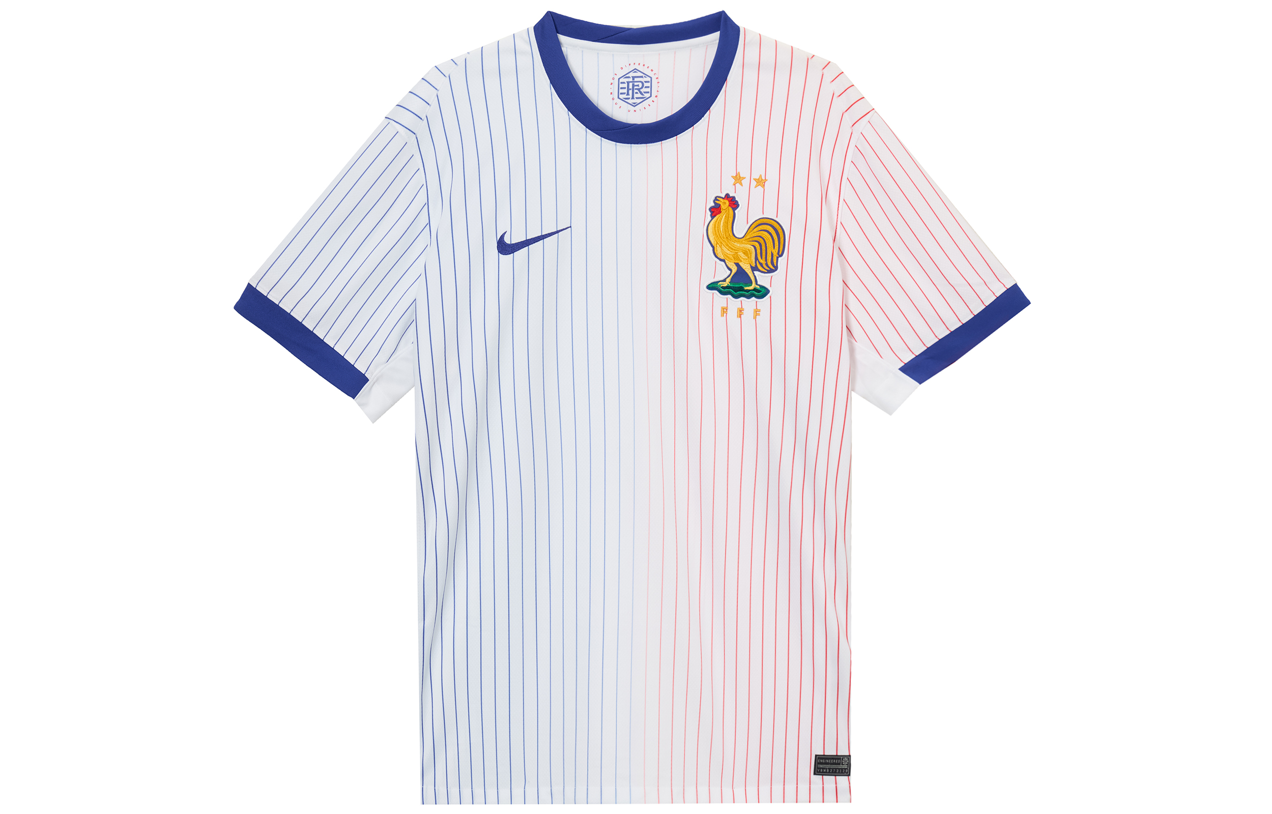 Nike Football blue football uniform with a round collar, with your logo imprint, print, with short sleeve