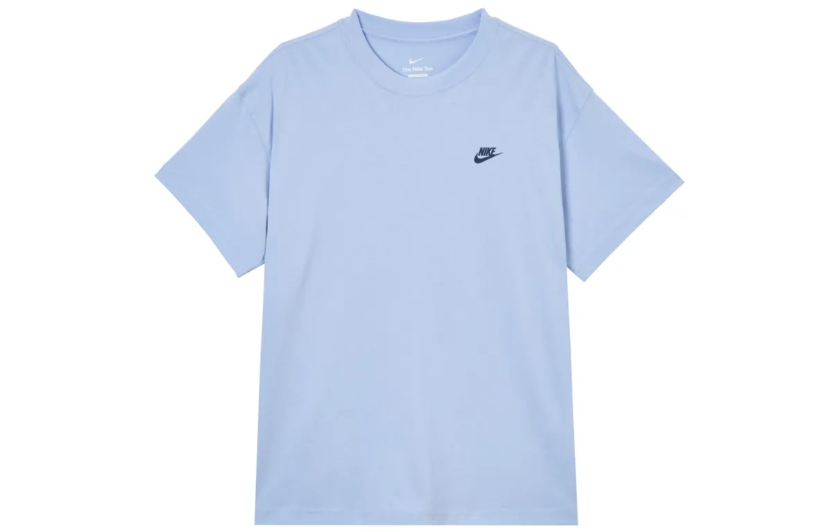 Nike Basketball Jerseys Men's Aluminum Blue Crew Neck Moderate