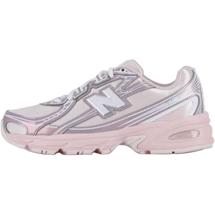 Кроссовки New Balance 740 (розово-серебряные)