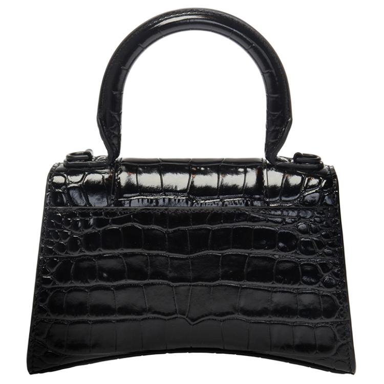 Женские сумка Balenciaga hourglass (черный) — фото 3