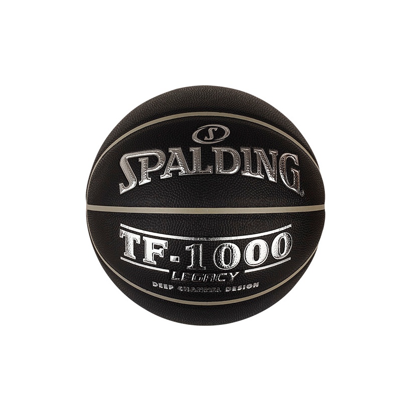 SPALDING TF Collection TF 1000 74 520Y Microfiber Leather Elite Quality Basketball Black Size 7 Training Competition