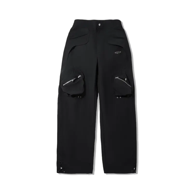 Li Ning Casual Pants Women's Black Moderate Straight Fit Pants
