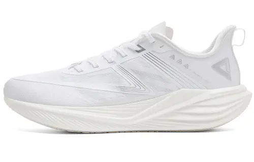 Peak Second Breath 3.0 White Moonlight Physically Foamed Carbon Fiber Plate Shock Absorbing Rebound Anti-Rollover Low-top Racing Running Shoes Men's Dabai